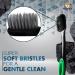 Charcoal Toothbrushes 8 Pack - Extra Soft Bristles - Removes Stains, Plaque, Whitens Teeth - Individually Wrapped for Travel - Safe for Adults & Kids - Buy Online on GoSupps.com