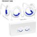SHOZXLCCI Anti-Motion Sickness Smart Glasses for Car & Seasickness Relief - White | Liquid Lensless Design for Adults & Kids - Buy Online on GoSupps.com