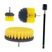 Ioensy Drill Brush Set Long Rod Cleaning Brush for Floor Keyboard Accessories