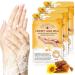 3 pairs of moisturizing peeling hand mask with honey and milk with natural plant extracts collagen brightening & anti-aging repair rougher (honey milk)