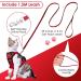 Breakproof Cat Leash Set & Adjustable Soft Kitten Vest with Reflective Stripes | Red Cat Dishes for Small Kittens - Buy Online on GoSupps.com