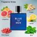 Valentine Milano for Men (EDP) & Blue for Men Parfum Cologne For Men (EDT) Fragrance for Men 3.4 Fl Oz Each (Pack of 2) - Buy Online on GoSupps.com