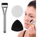 Ultra Thin Foundation Brush - Makeup Foundation Brush Set - Cream Concealer Sponges Puff and Thin Brushes for Women Makeup Gathering  - Buy Online on GoSupps.com