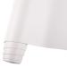 HGUAN Smooth Solid Color White Faux Leather 12X53(30cmX135cm) Faux Leather Sheets Roll Very Suitable for Making Crafts  Leather Earrings  Bows Sewing (White)