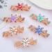 FZBNSRKO 5 Pack Crystal Rhinestone French Barrettes for Women Girls - Butterfly/Bow Tie/Flower Designs - Buy Online on GoSupps.com