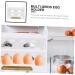Uonlytech Egg Storage Box Clear Stand Egg Tray for Refrigerator Egg Drawer Egg Preservation Rack Organizer Dog White 25.5X20X10CM - Buy Online on GoSupps.com