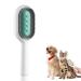 Pet Hair Removal Comb With Water Tank Dog Brush Cat Brush for Long Haired Cats Dogs Multifunctional Pet Cat Hair Remover Brush 3 in 1 Self Cleaning Cat Brush Grooming Brush (Short Green) Short-Green