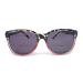 The Paris Bifocal Reading Sunglasses Round Butterfly Sun Readers for Women 2.5 Pink Tortoise With Smoke