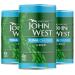 John West Tuna Chunks in Brine Tins - Naturally High in Protein - Great for Recipes - 100% Traceable Fish Cans UK Pack - 12 x 145g