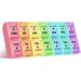 OPRET German 7-Day Pill Organizer - 14 Compartments Removable Tablet Box for Daily Medication - Buy Online on GoSupps.com