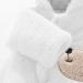 Borlai Baby Winter Snowsuit Romper | Fleece Hooded Onesie for Girls Boys | White | 3-6 Months - Buy Online on GoSupps.com