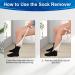 Supegear Sockenhilfe Set - International Sock Remover Aid for Women Men Seniors & Pregnant | Easy White Sock Puller Helper - Buy Online on GoSupps.com