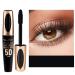Mascara de couleur blanche imperm able longue dur e pour les yeux et les soir es Noir 01 - Noir