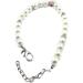 Alfie Pet Pinky Crystal Heart Pearl Necklace - Size L (12-14) for Large Dogs and Cats - Buy Online on GoSupps.com