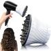 Haomeeduo Universal Hair Dryer Diffuser Attachment for Curly & Wavy Hair - 1.4-3 Inches White - Buy Online on GoSupps.com