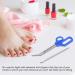 Long Handled Toenail Scissors Clippers Perfect for Thick Toe Nails Easy Reach Handle Unique Design Ergonomic Cuticle Scissor Ingrown Toenail File - Buy Online on GoSupps.com
