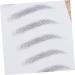 FOMIYES 4 Pcs 3d Eyebrow Stickers Eye Brow Shaping Kit 3d Brow Stickers Artificial 6d Makeup Tools 1 count (Pack of 1) Blackx2pcs - Buy Online on GoSupps.com