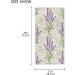 Retro Lavender Stamp Purple Hand Towel 16x30 - Ultra Soft & Absorbent, Grungy Floral Design for Bathroom & Kitchen Decor - Buy Online on GoSupps.com