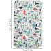 75x120cm 3-Layer Baby Urine Pad | Portable Breathable Nappy Liner | Waterproof Diaper Changing Mat | Green Dinosaur Print - Buy Online on GoSupps.com