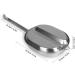 Goetland 304 Stainless Steel US Military Mess Kit Plate Set - Ideal for Camping, Hiking, Picnics, BBQ, and Beach - Buy Online on GoSupps.com