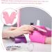 SOESFOUFU 1 Pair Nail Gloves Led Gloves Anti-uv Protective Gloves Anti-uv Gloves for Gel Nail Lamp Gloves for Sun Protection for Women Nail Art Supplies Moisturizing Accessories Pink Spandex - Buy Online on GoSupps.com