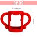 3pcs Baby Bottle Handles - Easy Installation, Comfortable 100% Silicone Material, BPA Free - for Dr. Brown Bottle, Narrow Bottle - Suitable for Babies Over Six Months (Orange, Red, Green) - Buy Online on GoSupps.com
