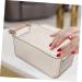 Housoutil manicure trending products 2023 care storage basket soaking container gel plate manicure tool manicure supply pill box household container supplies nail Popularity Beech 28x15.5cm Grey - Buy Online on GoSupps.com