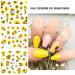 DIY Manicure Water Transfer Decals Floral Bee Spring Sumer Simple Flowers Nail Stickers Sunflowers - Buy Online on GoSupps.com