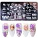 Mwoot 6Pcs Nail Art Stamping Plate Set - Starry Sky, Unicorn, Cat, Love, Leaves, Lace Theme - Buy Online on GoSupps.com
