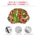 Merry Christmas Printed Shower Cap - Waterproof Bath Cap for Women - Fits All Head Sizes and Hair Textures - Buy Online on GoSupps.com