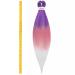 LDMY Pre-Stretched Braiding Hair Extensions - 8PCS 26inch Ombre Purple Rosa Synthetic Kanecalon - Lightweight 90g for Stunning Braids - Buy Online on GoSupps.com