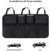 URAQT Car Boot Organiser & Waterproof Kick Mats Set - Multi-Pocket Children's Travel Storage - Durable & Foldable - Black 87x45cm - Buy Online on GoSupps.com