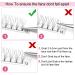 Buy 4D-C-0.10-9 Short Stem Eyelash Extensions - Volume Eyelashes C Curl 0.10mm | 12 Pieces Pack - International Shipping Available - Buy Online on GoSupps.com