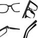 Suertree 3 Pack Reading Glasses with Blue Light Filter - Stylish Anti-Blue Visual Aid for Men & Women - 2.5x Magnification Quality Spring Hinge BM671 - Buy Online on GoSupps.com