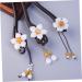 LALAFINA Antique Flower Hairpin Hair Clip Hair Barrettes Hairpin for Women Hair Stick Hair Bun Pin Chinese Hair Fork Hair Decorations Hair Bun Sticks Wooden Girl Accessories Women's - Buy Online on GoSupps.com