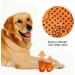 2Pcs Adjustable Dog Cat Leg Brace Elastic Warm Knee Pads for Surgery Wound Support and Stability for Injury Recovery Prevent Licking (Orange) - Buy Online on GoSupps.com