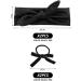 2 Pieces of Headbands 2 Hair Ties Women's Hairbands Red Bow Headbands Retro Headbands Hair Accessories Suitable for Sports Fitness Yoga Face Wash Hair Accessories Headbands (Red Black) - Buy Online on GoSupps.com