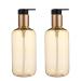 Lurrose 2 x 300ml Plastic Pump Dispenser Bottles Emulsion Bottles Subpackaging Shower Gel Dispenser