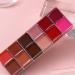 Jingmiger 12 Lipstick Palette - Matte Velvet Makeup Palette with Creamy Shades | Universal Shades Lightweight Gloss Soft Texture Ideal for Adult Women and Teenagers - Buy Online on GoSupps.com