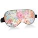 Haskirky Light Blocking Eye Mask Breathable and Adjustable Adult Men and Women Travel on Business Trips Yoga Meditation Light Smooth Comfortable Eye Mask Office Deep Sleep Goodies Paisley Flower Bu