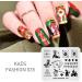 KADS Nail Stamping Plate - Fashion Poker Nail Art Template for DIY Manicure | Stencil Tools (FA035) - Buy Online on GoSupps.com