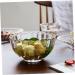 MAGICLULU Clear Glass Bowl 1pc Bowl Storage Dessert Display Decorative Home Exquisite Ice Holder Kitchen Bowls Durable Baking As Shown 15.3x15.3cm - Buy Online on GoSupps.com