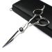 Japan 440 Steel Scissors Professional Hairdressing Scissors For Barber Thinning Hair Shears 5.5/6/6.5 inch(5.5 inch flat scissors)
