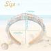 Flayem Pearls Shell Headband Rhinestone Padded Wide Hair Band Mermaid Beach Hair Hoop for Women and Girls Holiday Party (Blue Pearls) - Buy Online on GoSupps.com