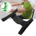 Adult Back Spine Support Brace | Hunchback Correction Belt & Posture Corrector | Neck & Shoulder Support (Small Black) - International Shipping Available - Buy Online on GoSupps.com