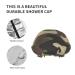 Camouflage Military Abstract Camo Shower Cap - Waterproof Reusable Bath Cap | Men & Women | Double Layer Elastic Cap - Buy Online on GoSupps.com