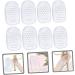 4 Pairs Self-Adhesive Clear Heel Pads - Silicone Shoe Inserts & Grips for Comfort - Breathable Gel Heel Accessories for Women - Buy Online on GoSupps.com