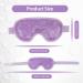 NEWGO Cooling Gel Eye Mask - Reusable Cold Eye Pack for Puffy Eyes, Dark Circles, Migraine Relief - Purple - Buy Online on GoSupps.com