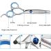 Professional Hair Cutting Scissors Kit for Home and Salon - Silver Thinning Shears Included - Buy Online on GoSupps.com