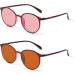 FL-41 Rose & FL-60 Brown Tinted Migraine Glasses | Indoor & Outdoor Light Sensitivity Relief for Photophobia & Computer Use - Buy Online on GoSupps.com
